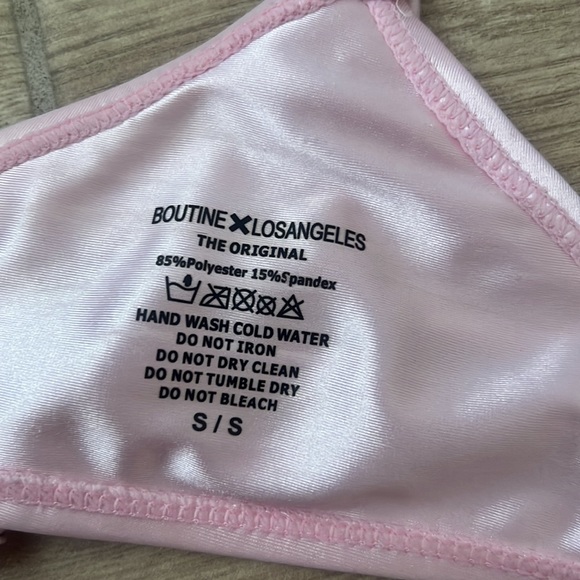 Boutine la pink silk swimsuit - Picture 4 of 14